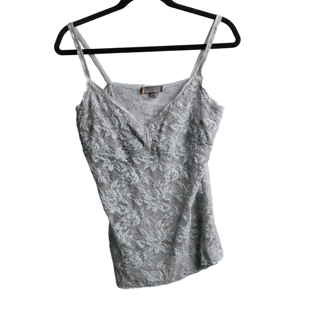 VTG Y2K Jeans by Buffalo Blue Floral Lace Cami Tank Top Babydoll XL Fairy Grunge